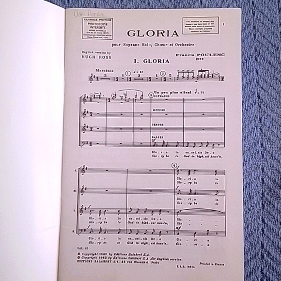 Choral works of Francis Poulenc - Set of 5 in excellent condition - Picture 8 of 8